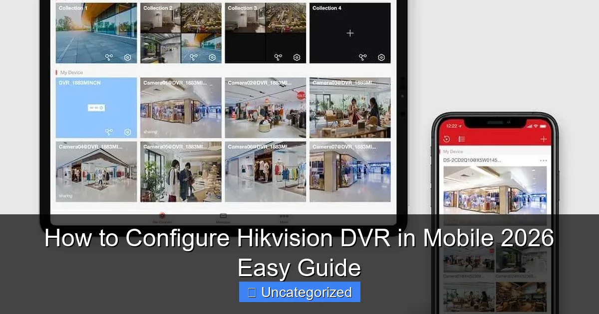 How to Configure Hikvision DVR in Mobile 2026 Easy Guide