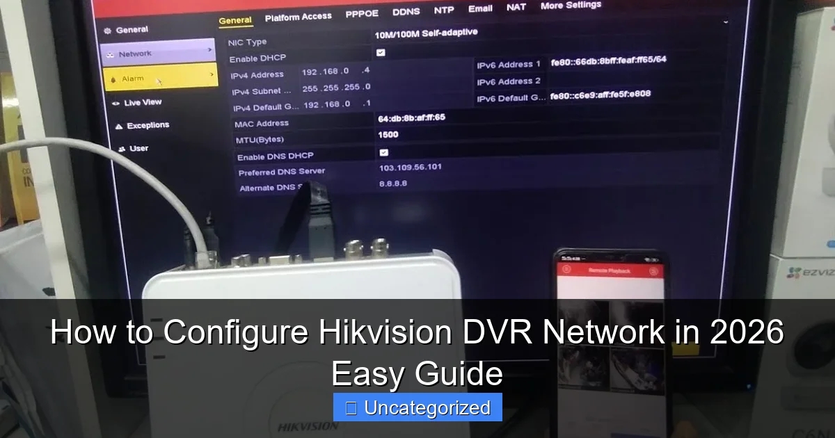 How to Configure Hikvision DVR Network in 2026 Easy Guide