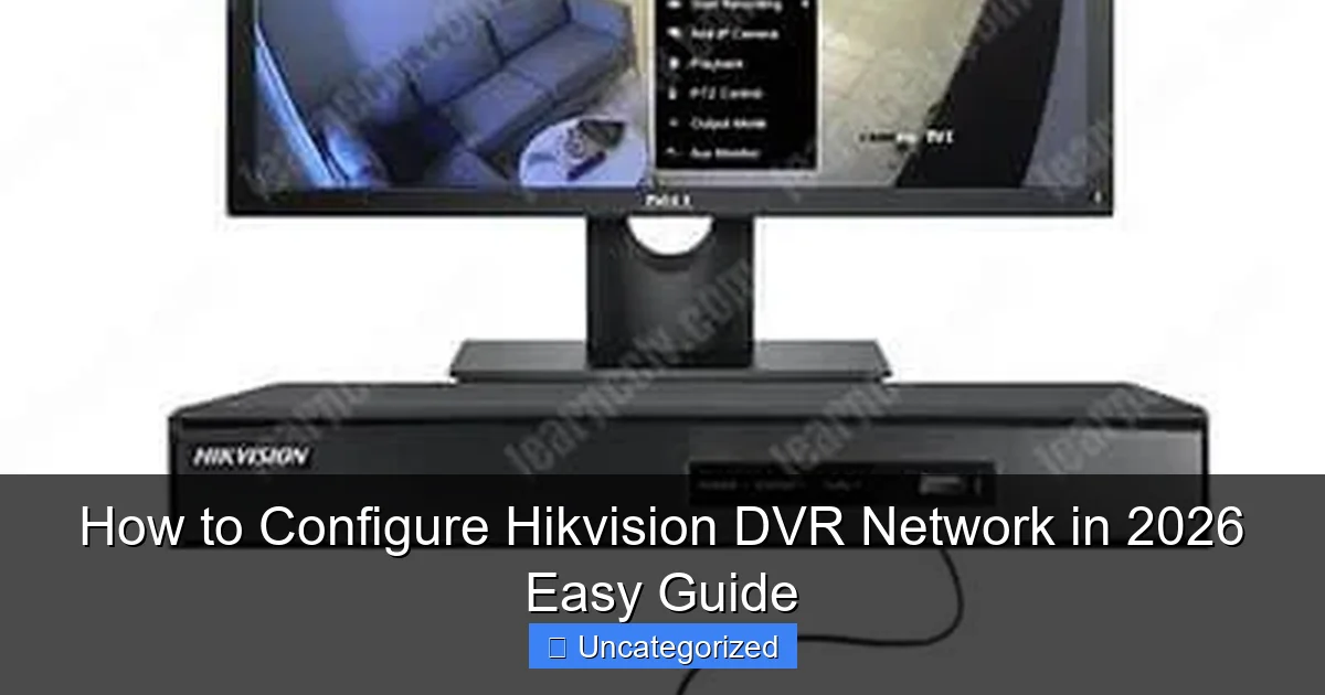 How to Configure Hikvision DVR Network in 2026 Easy Guide