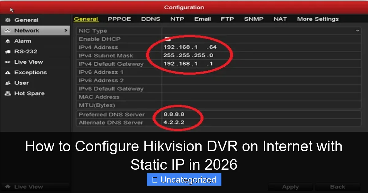 How to Configure Hikvision DVR on Internet with Static IP in 2026