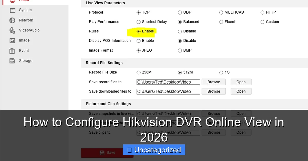 How to Configure Hikvision DVR Online View in 2026