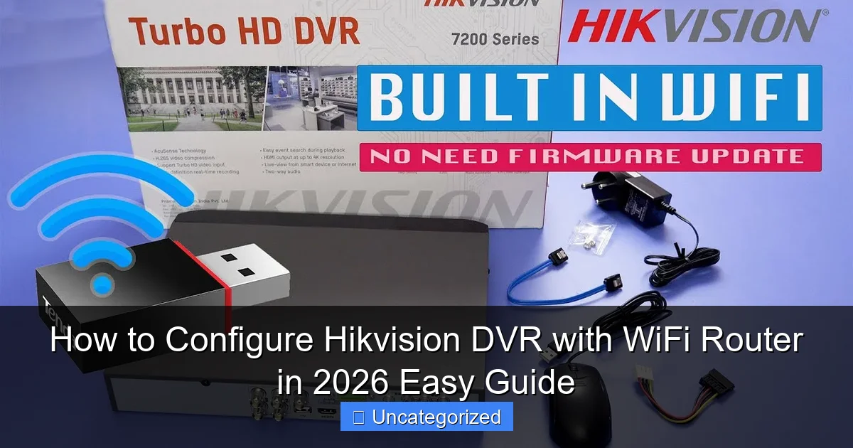 How to Configure Hikvision DVR with WiFi Router in 2026 Easy Guide