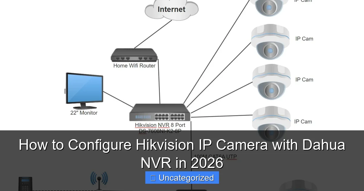 How to Configure Hikvision IP Camera with Dahua NVR in 2026