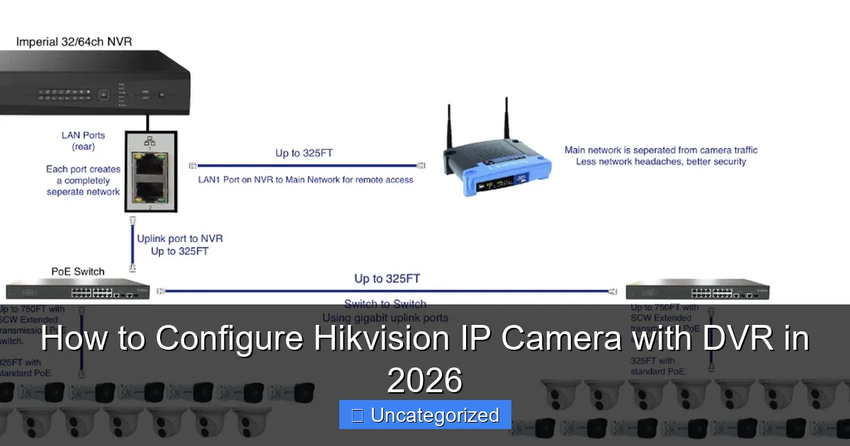 How to Configure Hikvision IP Camera with DVR in 2026