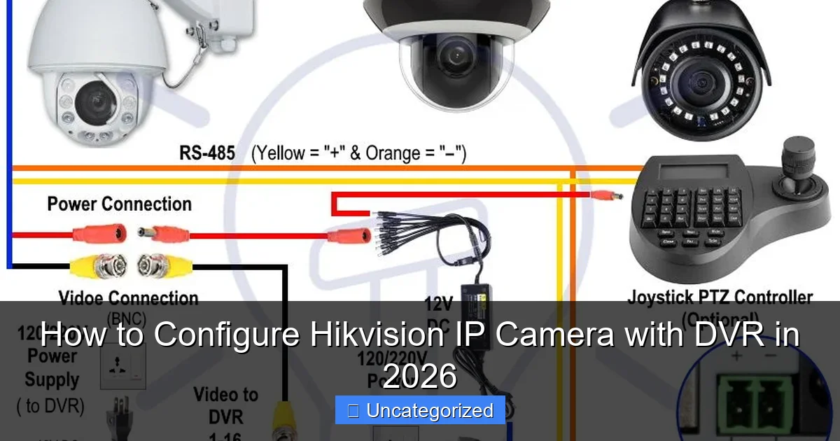 How to Configure Hikvision IP Camera with DVR in 2026