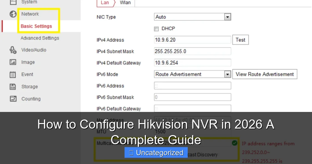 How to Configure Hikvision NVR in 2026 A Complete Guide
