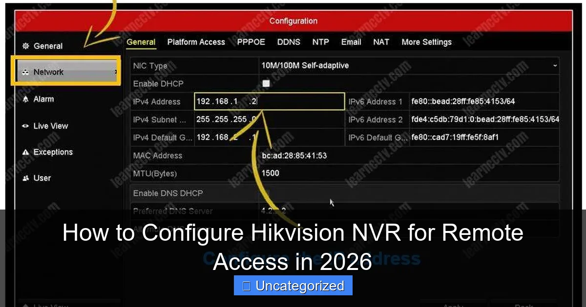 How to Configure Hikvision NVR for Remote Access in 2026