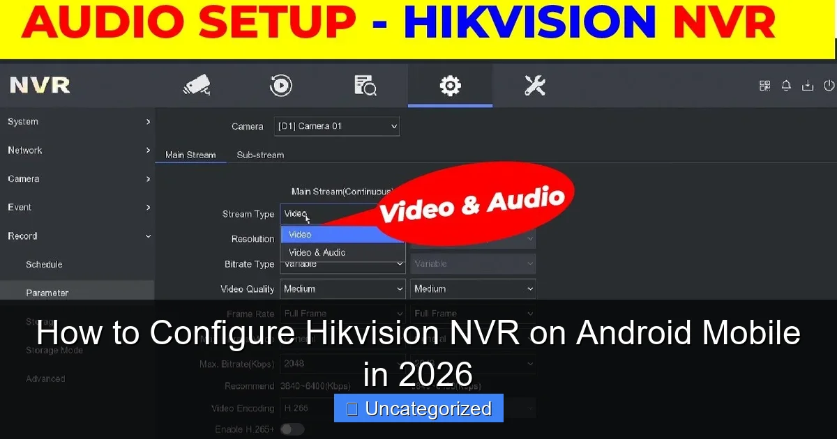 How to Configure Hikvision NVR on Android Mobile in 2026
