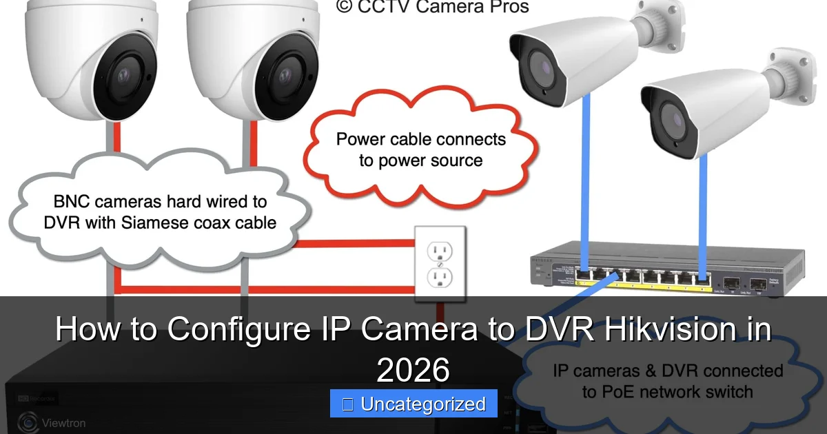 How to Configure IP Camera to DVR Hikvision in 2026