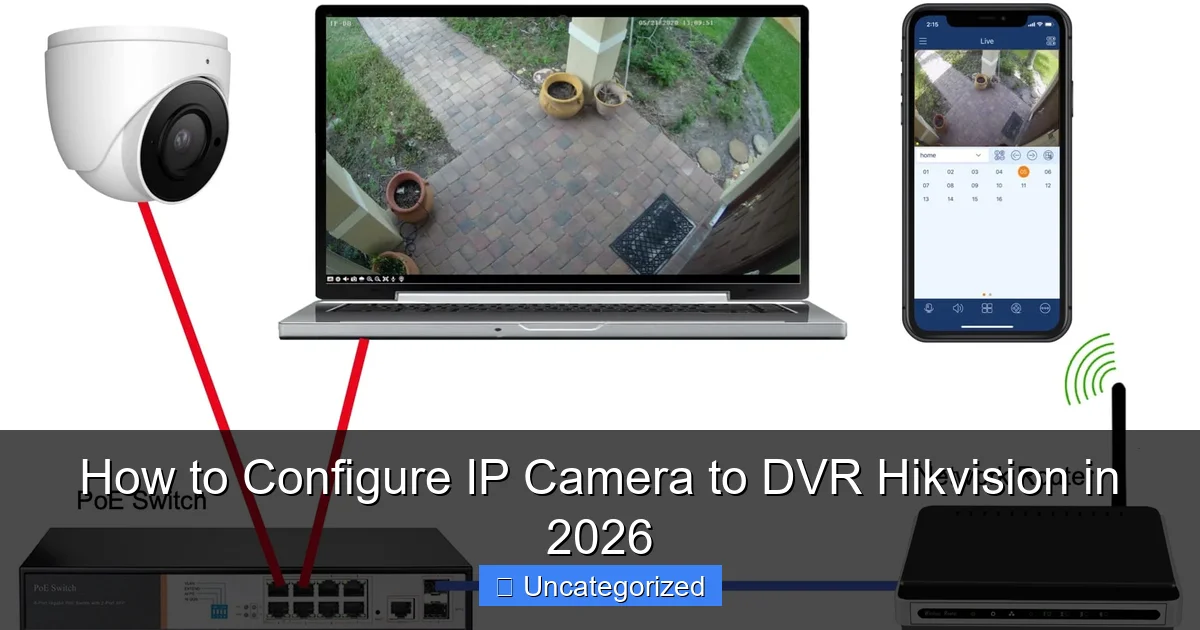 How to Configure IP Camera to DVR Hikvision in 2026