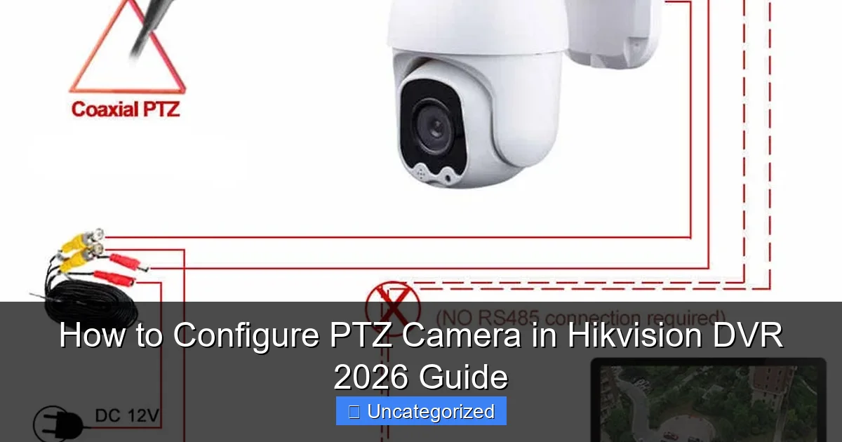 How to Configure PTZ Camera in Hikvision DVR 2026 Guide