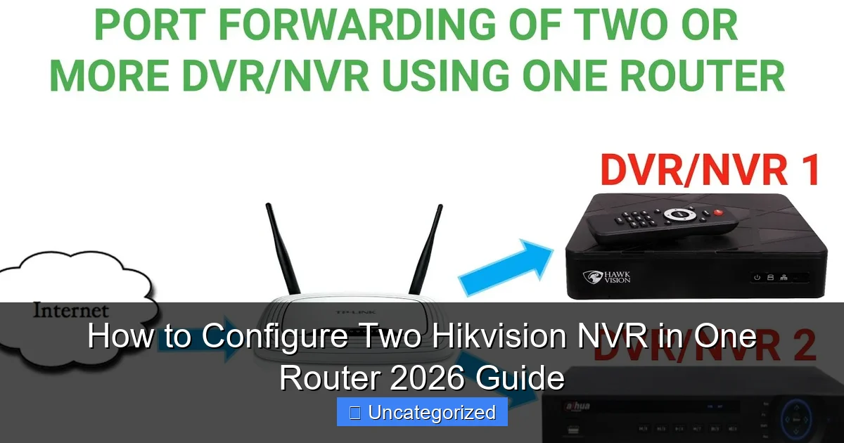 How to Configure Two Hikvision NVR in One Router 2026 Guide