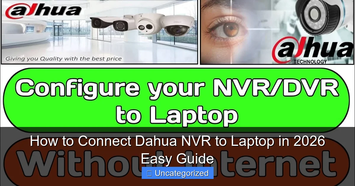 How to Connect Dahua NVR to Laptop in 2026 Easy Guide