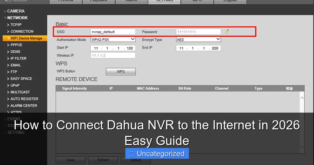 How to Connect Dahua NVR to the Internet in 2026 Easy Guide