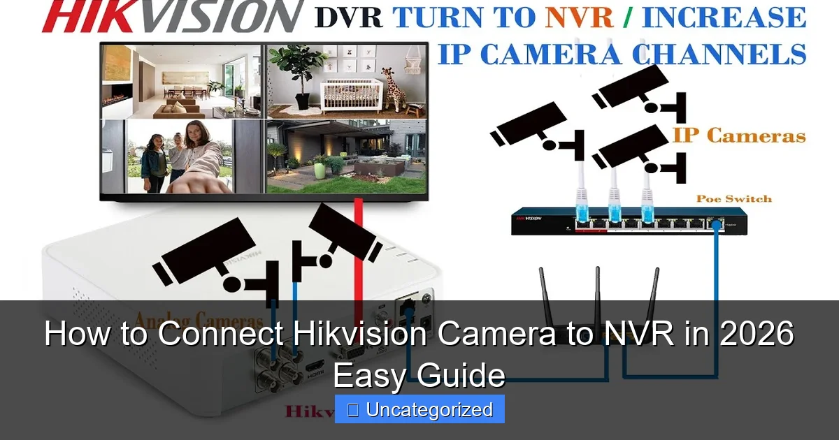 How to Connect Hikvision Camera to NVR in 2026 Easy Guide