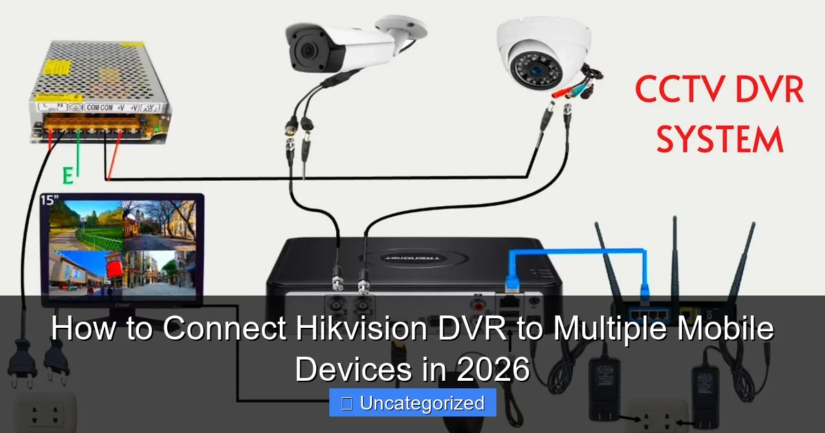 How to Connect Hikvision DVR to Multiple Mobile Devices in 2026