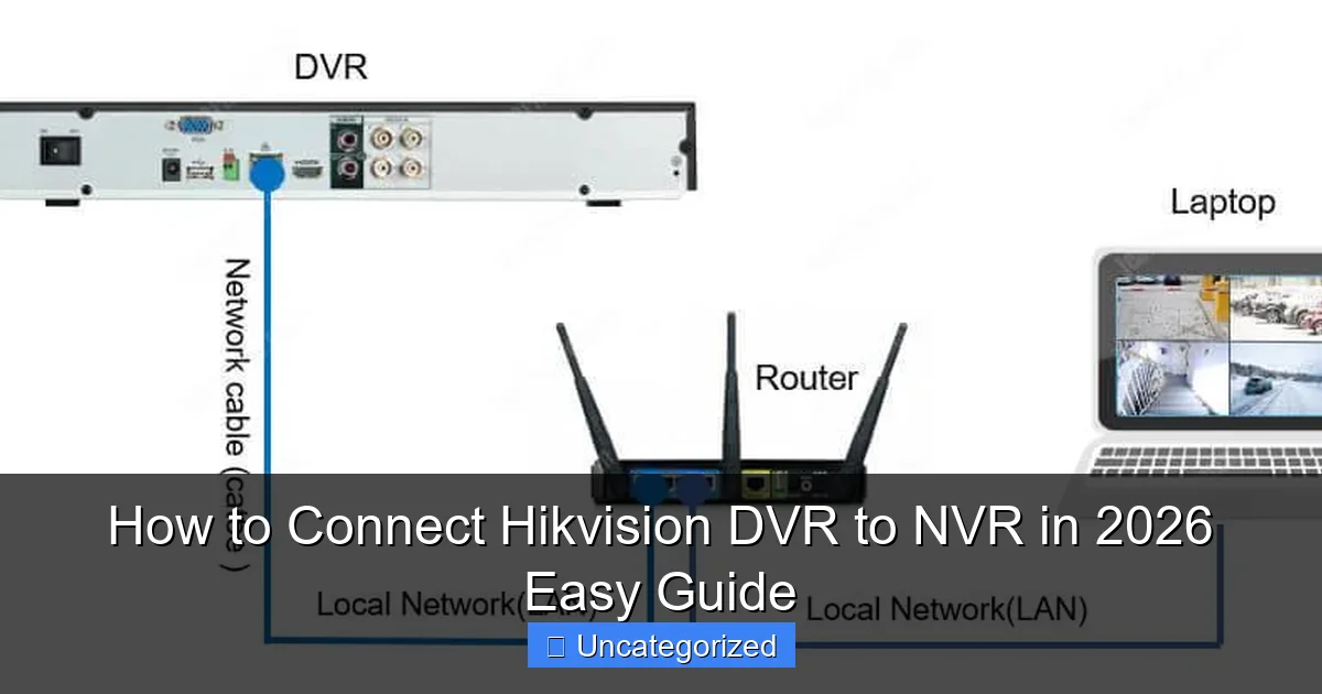 How to Connect Hikvision DVR to NVR in 2026 Easy Guide