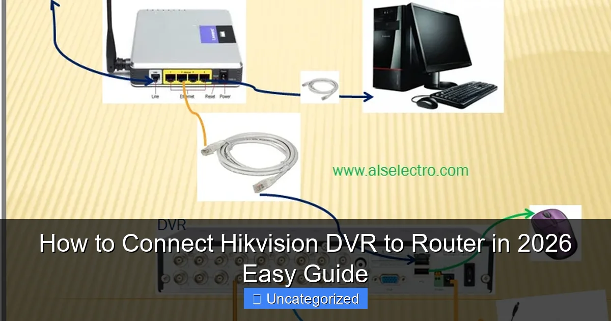 How to Connect Hikvision DVR to Router in 2026 Easy Guide