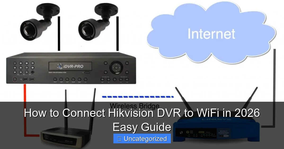 How to Connect Hikvision DVR to WiFi in 2026 Easy Guide