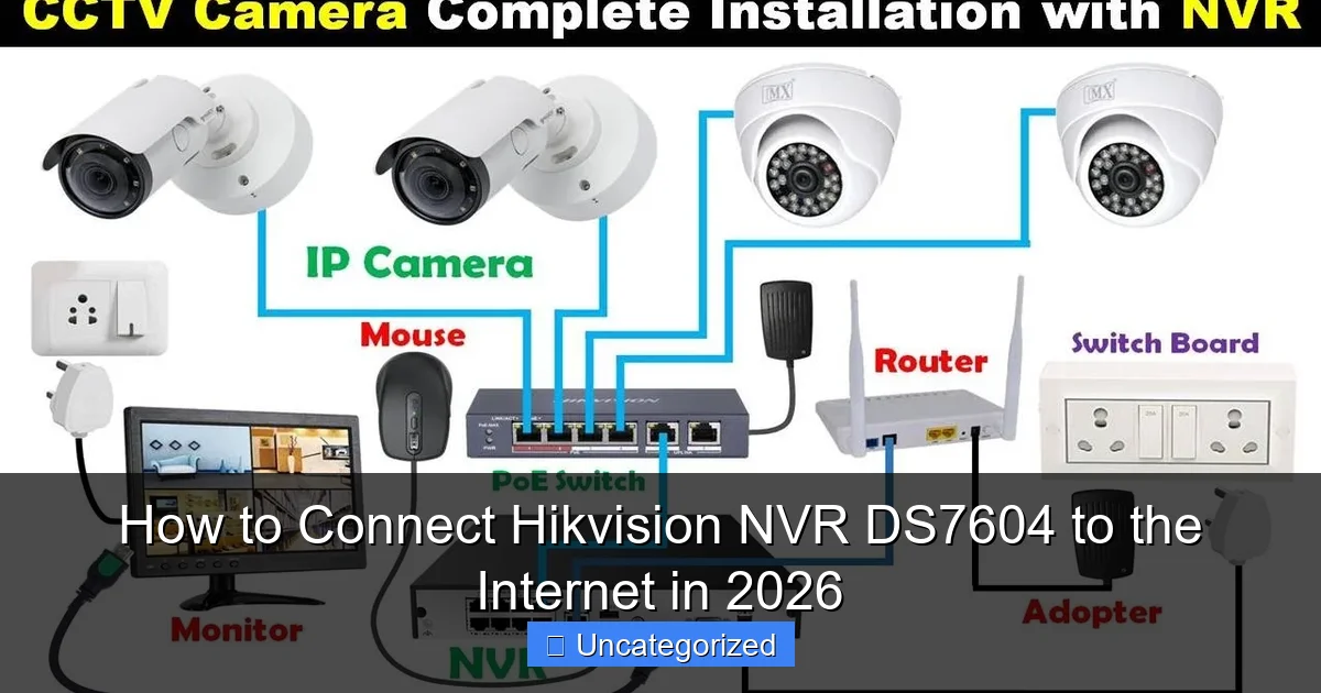 How to Connect Hikvision NVR DS7604 to the Internet in 2026
