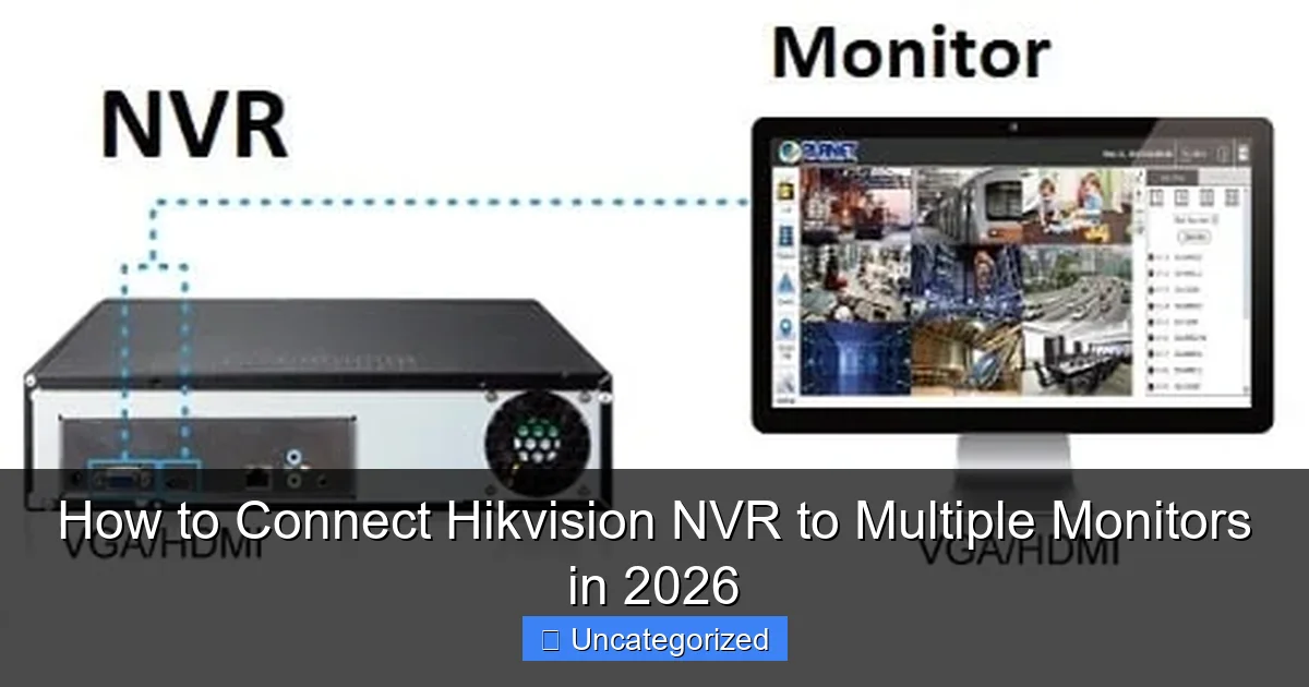 How to Connect Hikvision NVR to Multiple Monitors in 2026