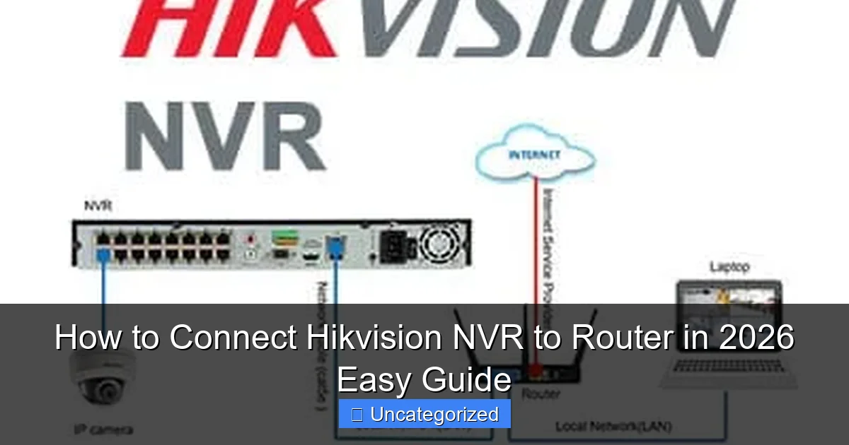 How to Connect Hikvision NVR to Router in 2026 Easy Guide