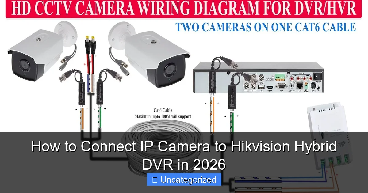 How to Connect IP Camera to Hikvision Hybrid DVR in 2026