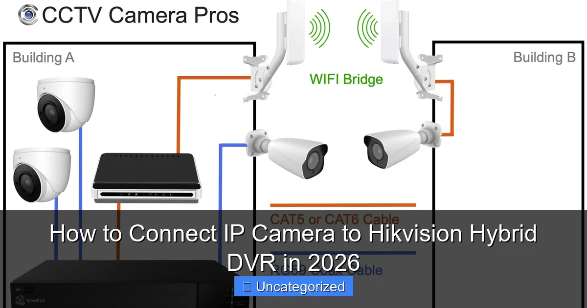 How to Connect IP Camera to Hikvision Hybrid DVR in 2026