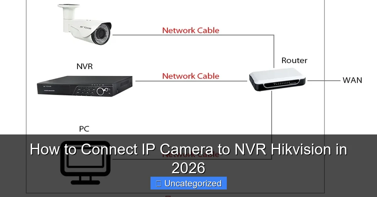 How to Connect IP Camera to NVR Hikvision in 2026