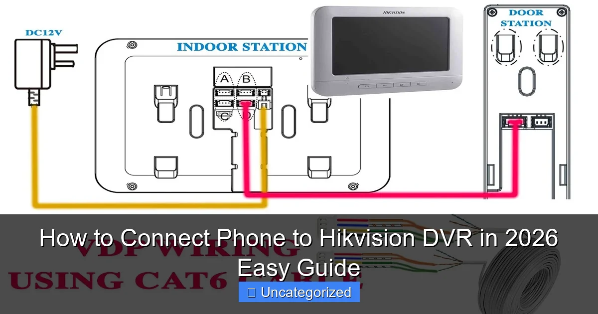 How to Connect Phone to Hikvision DVR in 2026 Easy Guide
