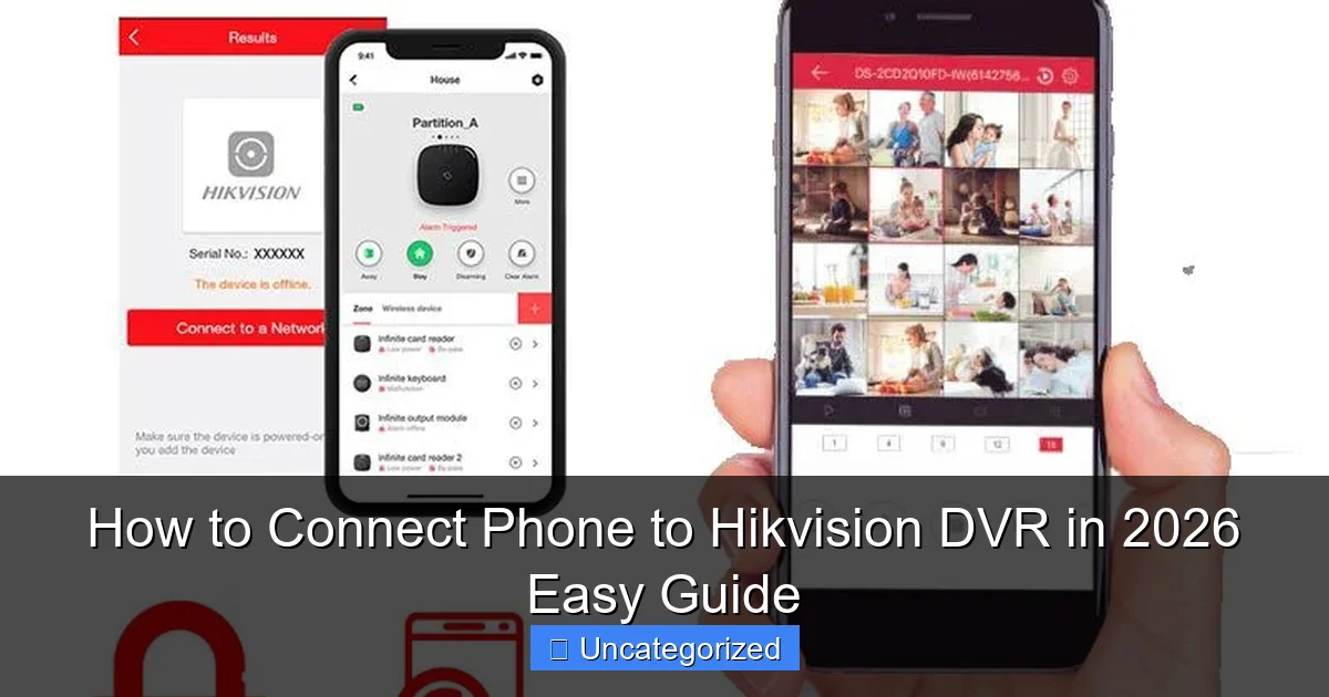 How to Connect Phone to Hikvision DVR in 2026 Easy Guide