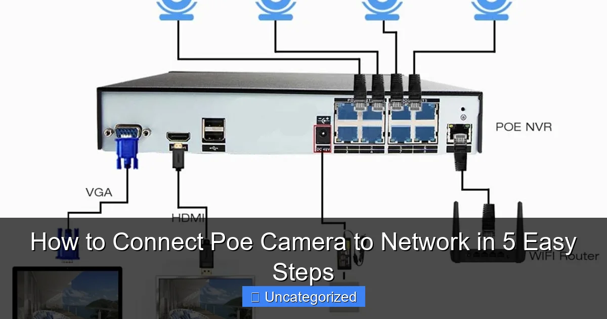 How to Connect Poe Camera to Network in 5 Easy Steps