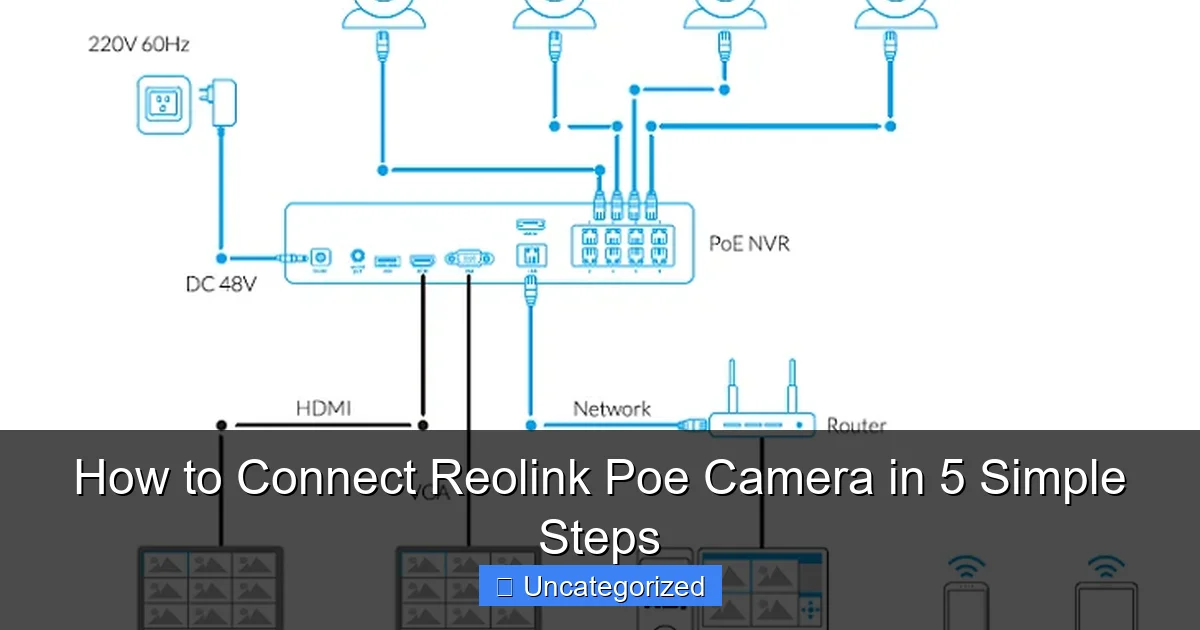 How to Connect Reolink Poe Camera in 5 Simple Steps