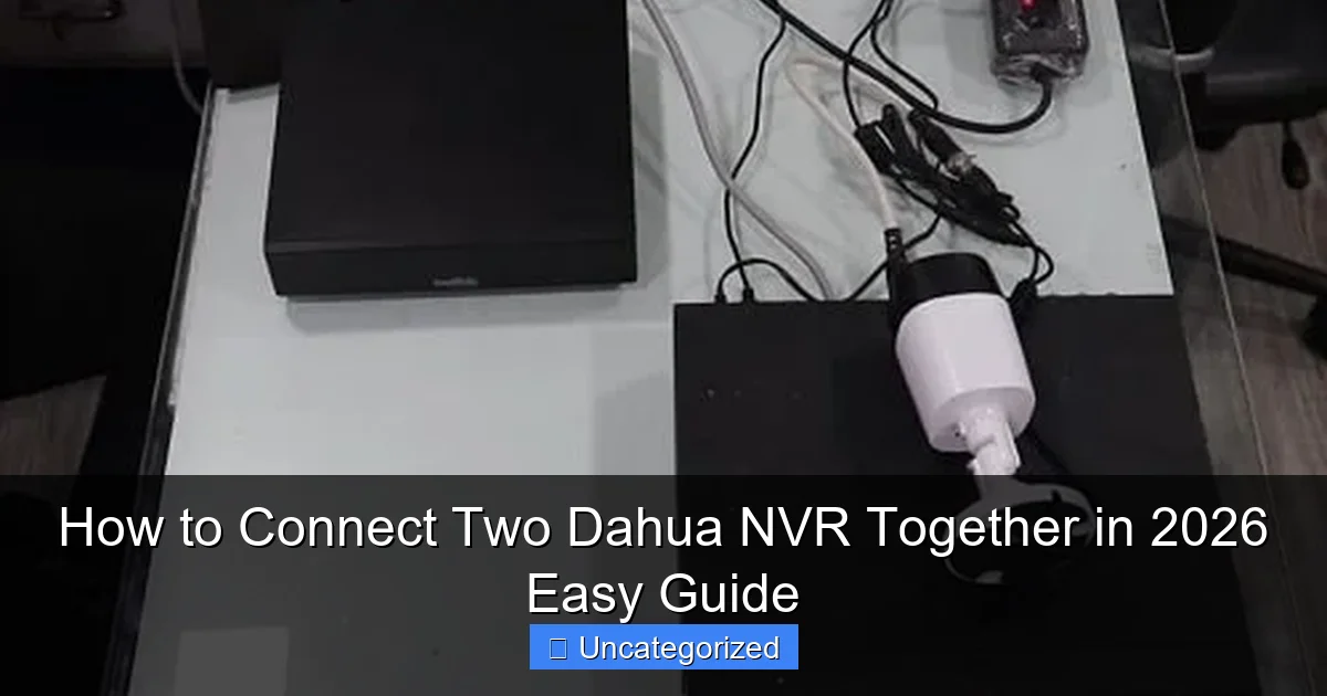 How to Connect Two Dahua NVR Together in 2026 Easy Guide