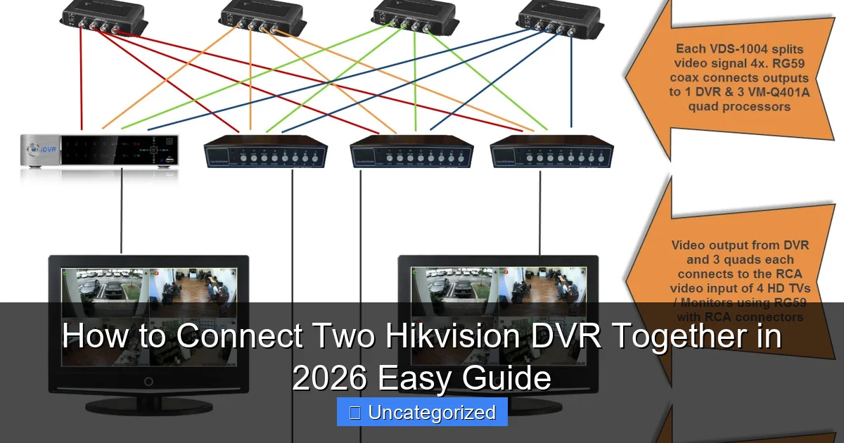 How to Connect Two Hikvision DVR Together in 2026 Easy Guide