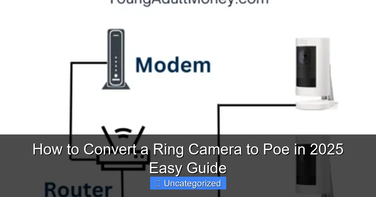 How to Convert a Ring Camera to Poe in 2025 Easy Guide