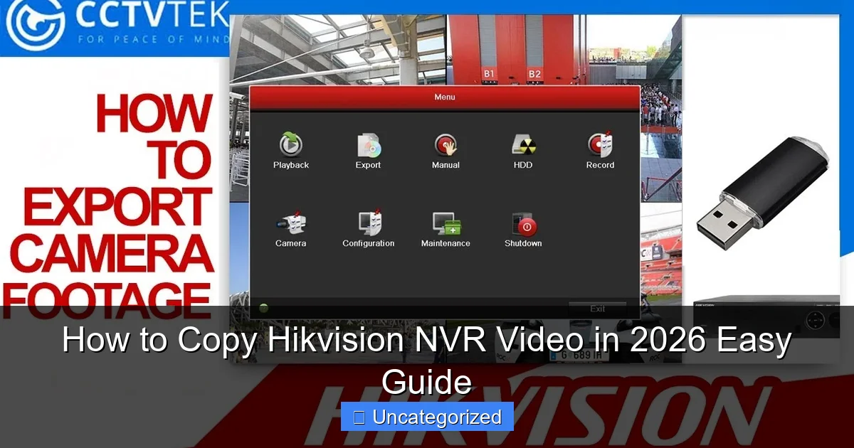 How to Copy Hikvision NVR Video in 2026 Easy Guide