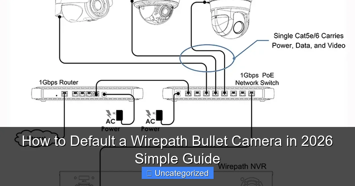 How to Default a Wirepath Bullet Camera in 2026 Simple Guide