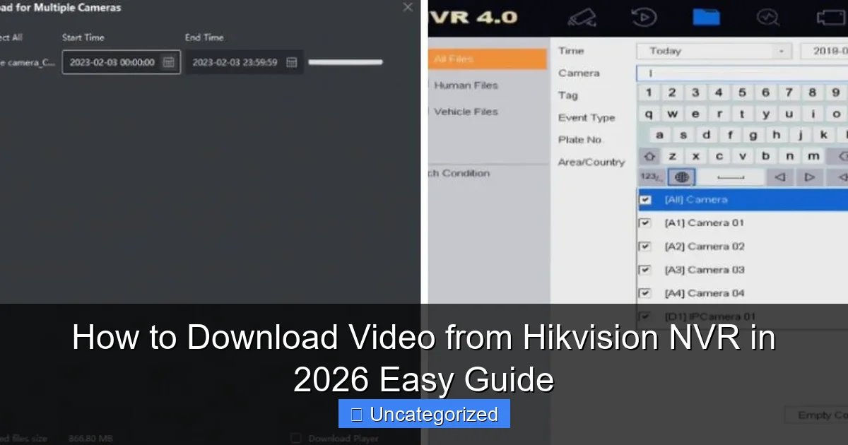 How to Download Video from Hikvision NVR in 2026 Easy Guide