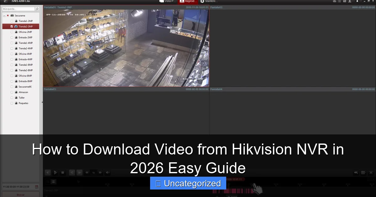 How to Download Video from Hikvision NVR in 2026 Easy Guide
