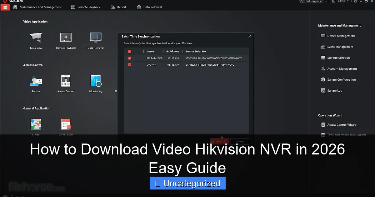 How to Download Video Hikvision NVR in 2026 Easy Guide