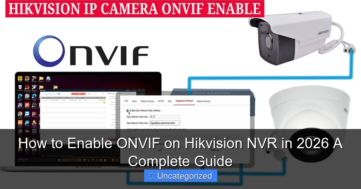 How to Enable ONVIF on Hikvision NVR in 2026 A Complete Guide