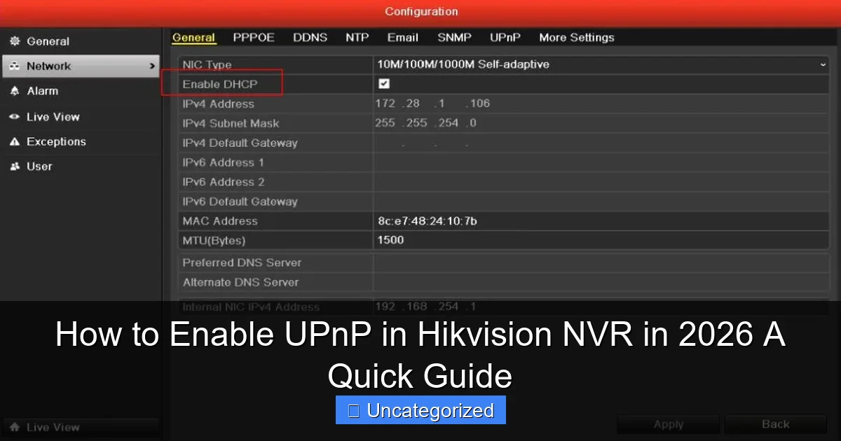 How to Enable UPnP in Hikvision NVR in 2026 A Quick Guide