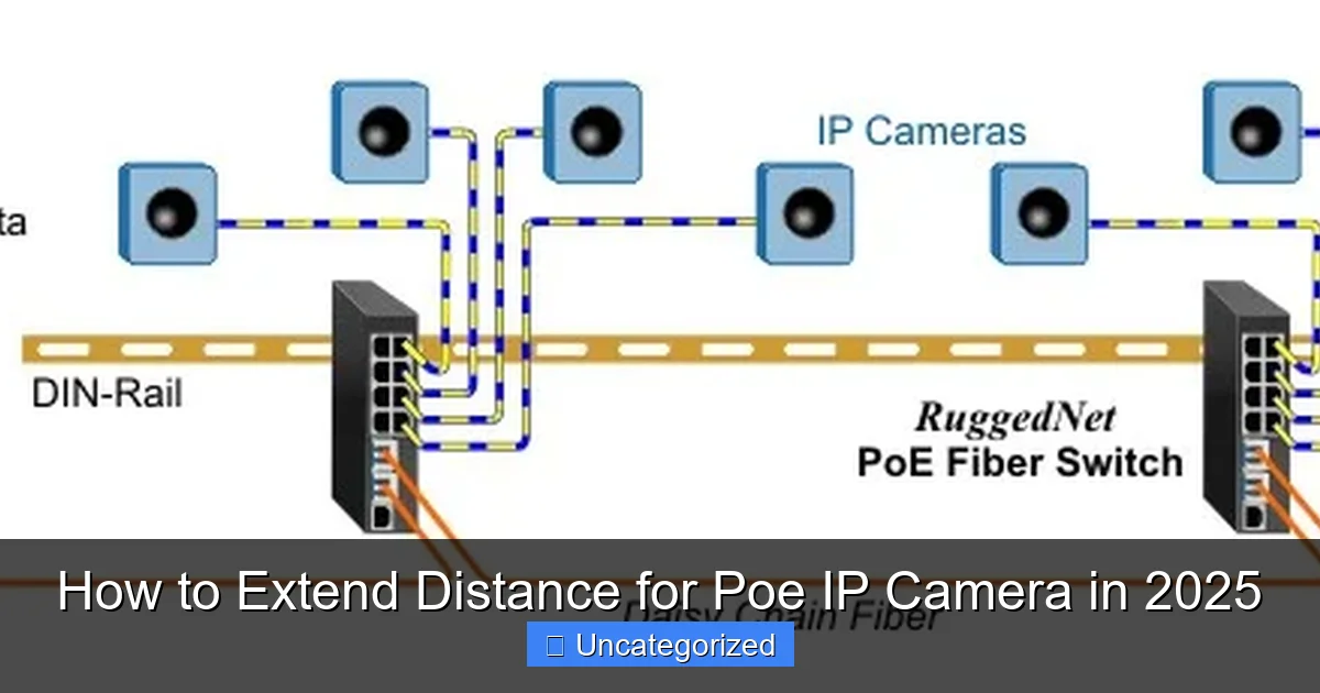 How to Extend Distance for Poe IP Camera in 2025