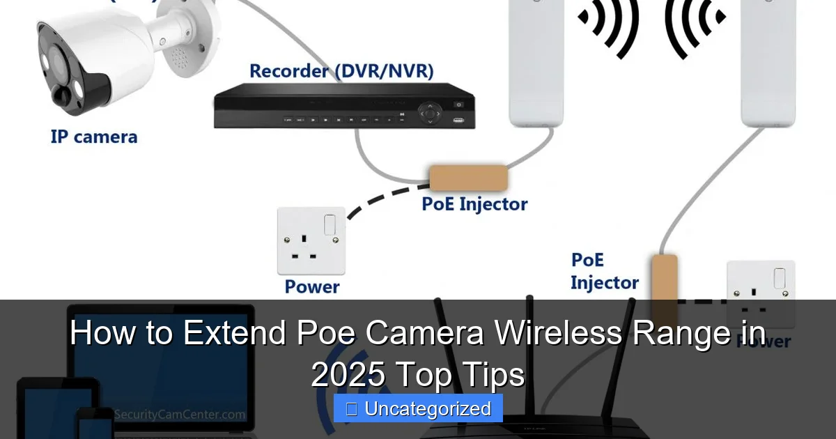 How to Extend Poe Camera Wireless Range in 2025 Top Tips