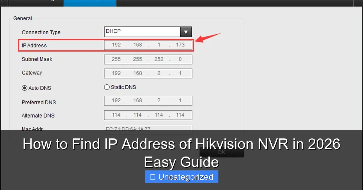 How to Find IP Address of Hikvision NVR in 2026 Easy Guide
