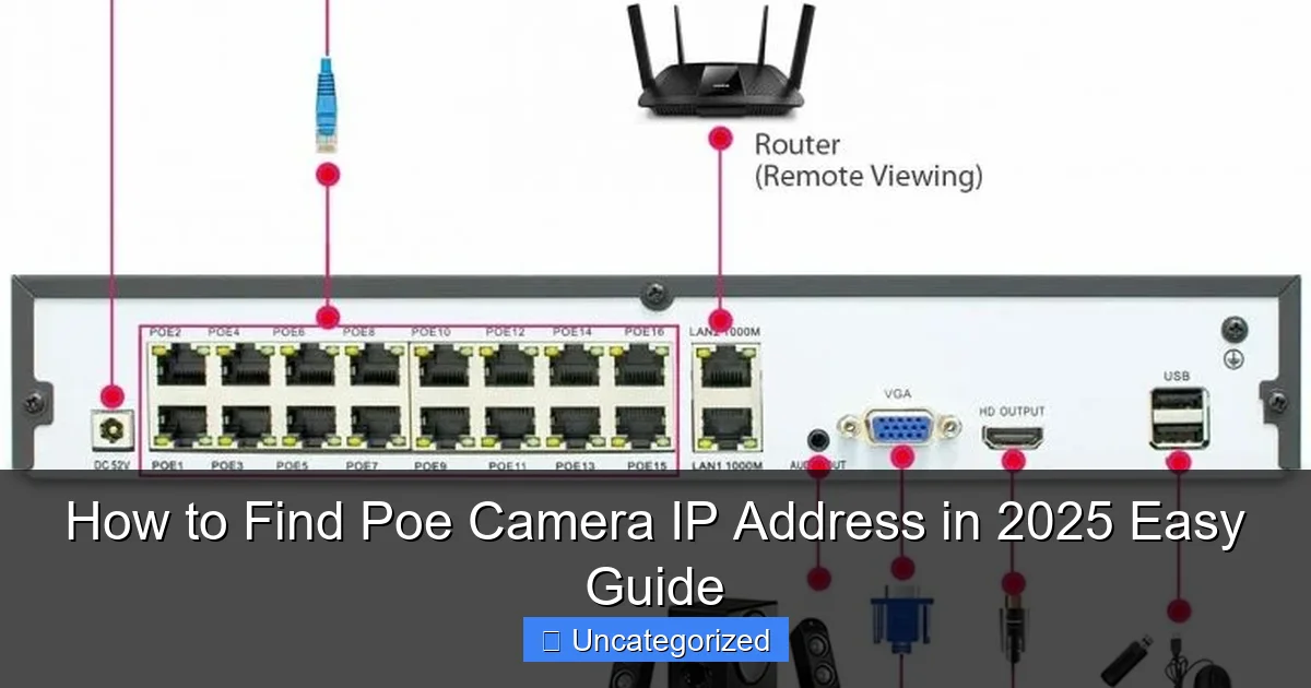How to Find Poe Camera IP Address in 2025 Easy Guide