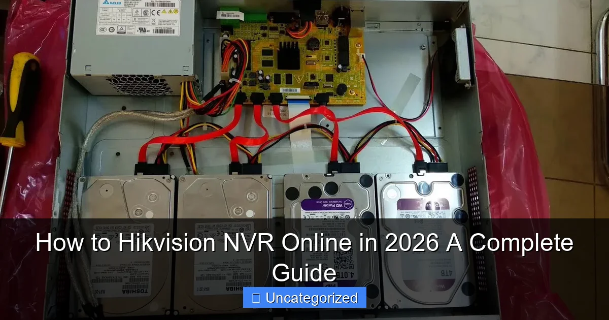 How to Hikvision NVR Online in 2026 A Complete Guide