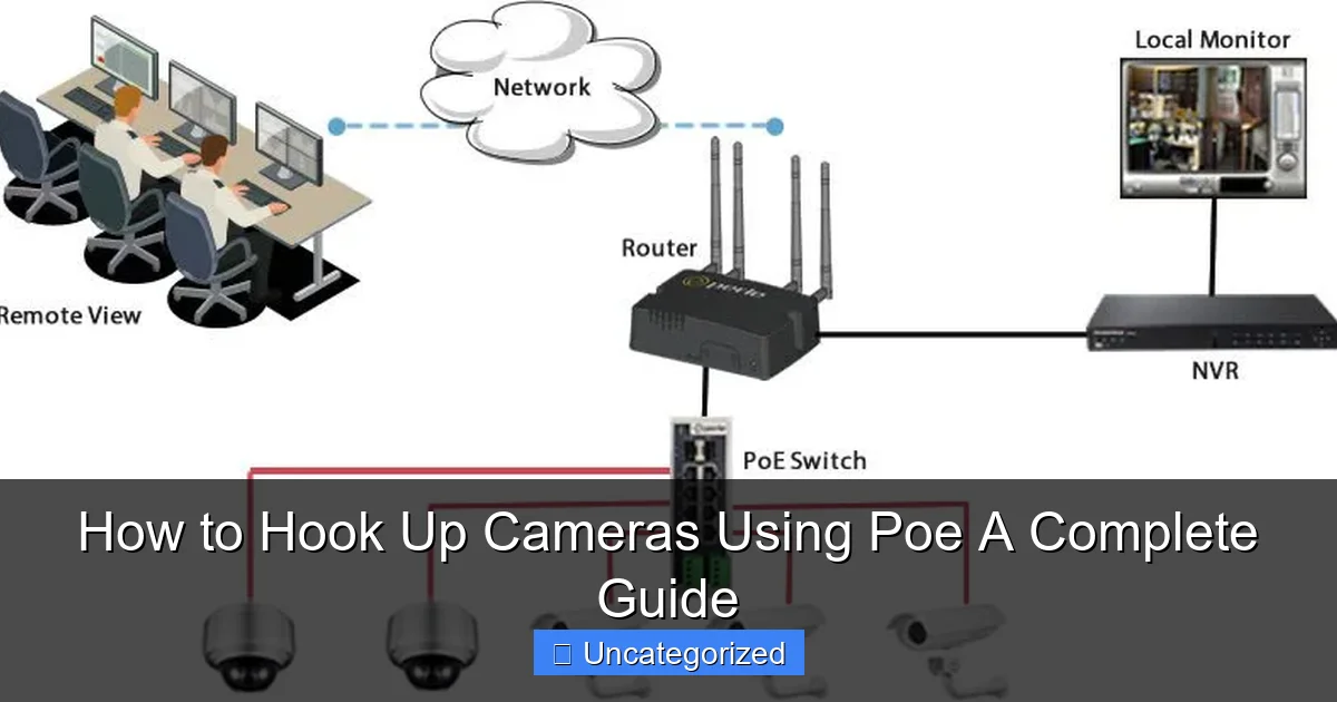 How to Hook Up Cameras Using Poe A Complete Guide
