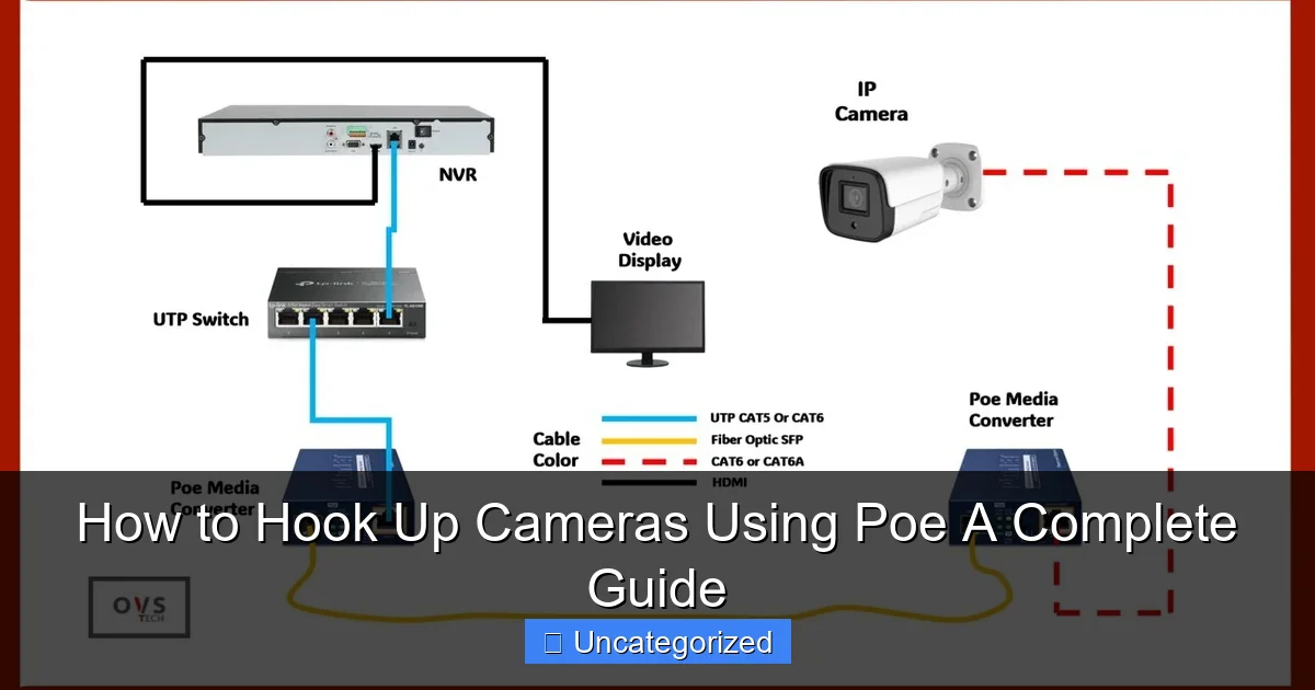 How to Hook Up Cameras Using Poe A Complete Guide